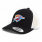 Oklahoma City Thunder 3D YP Snapback Trucker Hat- Black/ White