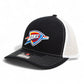 Oklahoma City Thunder Snapback Trucker Hat- Black/ White