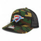 Oklahoma City Thunder Snapback Trucker Hat- Army Camo/ Black