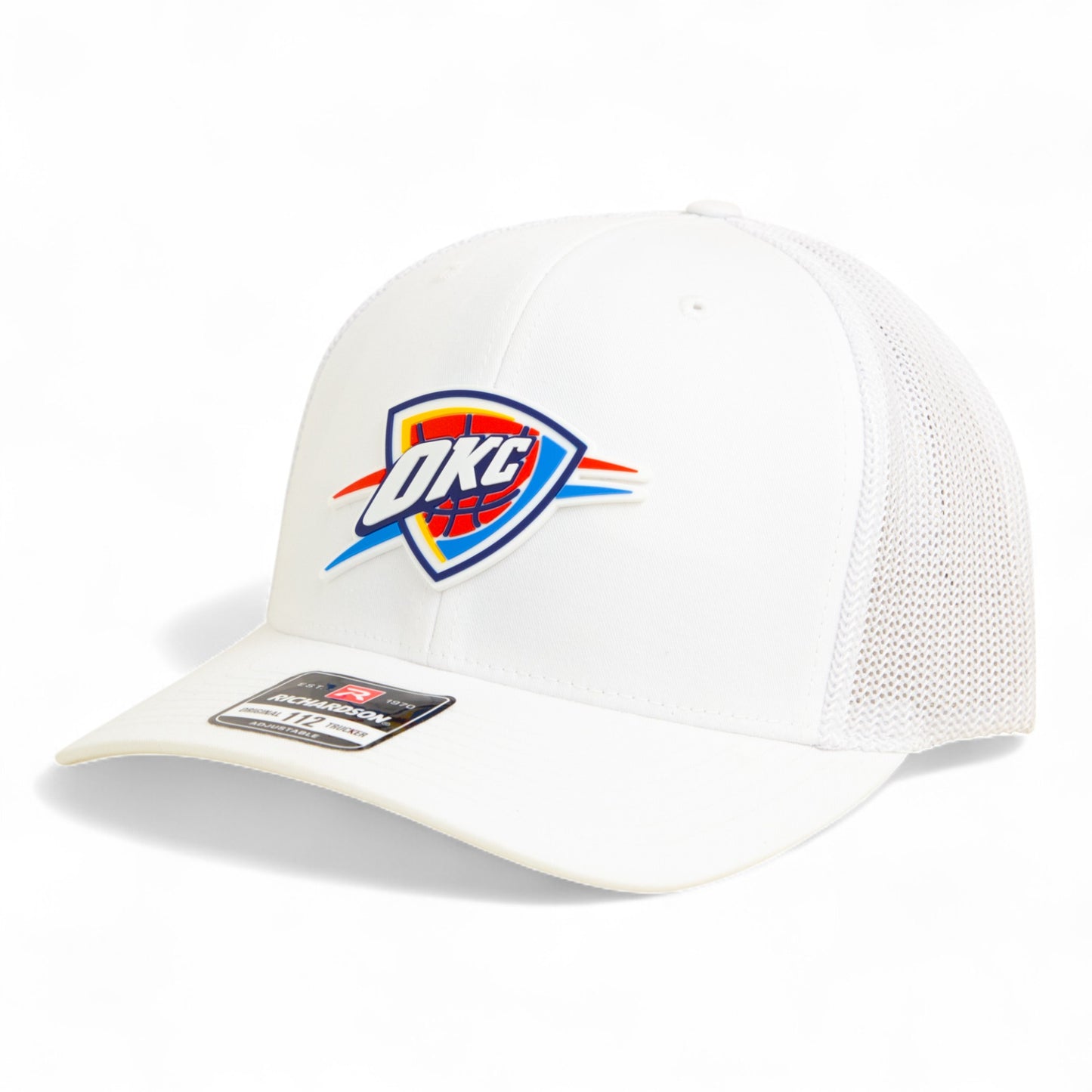 Oklahoma City Thunder Snapback Trucker Hat- White