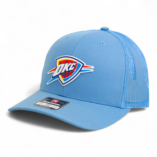 Oklahoma City Thunder Snapback Trucker Hat- Columbia Blue