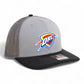 Oklahoma City Thunder Snapback Trucker Hat- Grey/ Charcoal/ Black