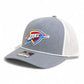 Oklahoma City Thunder Snapback Trucker Rope Hat- Heather Grey/ White