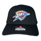 Oklahoma City Thunder 3D Snapback Trucker Hat- Black