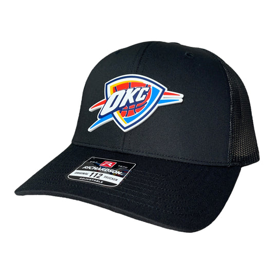 Oklahoma City Thunder 3D Snapback Trucker Hat- Black