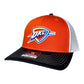 Oklahoma City Thunder 3D Snapback Trucker Hat- Orange/ White/ Black