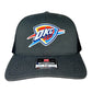 Oklahoma City Thunder 3D Snapback Trucker Hat- Charcoal/ Black