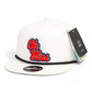 Ole Miss Rebels 3D Perforated Rope Hat- White/ Black