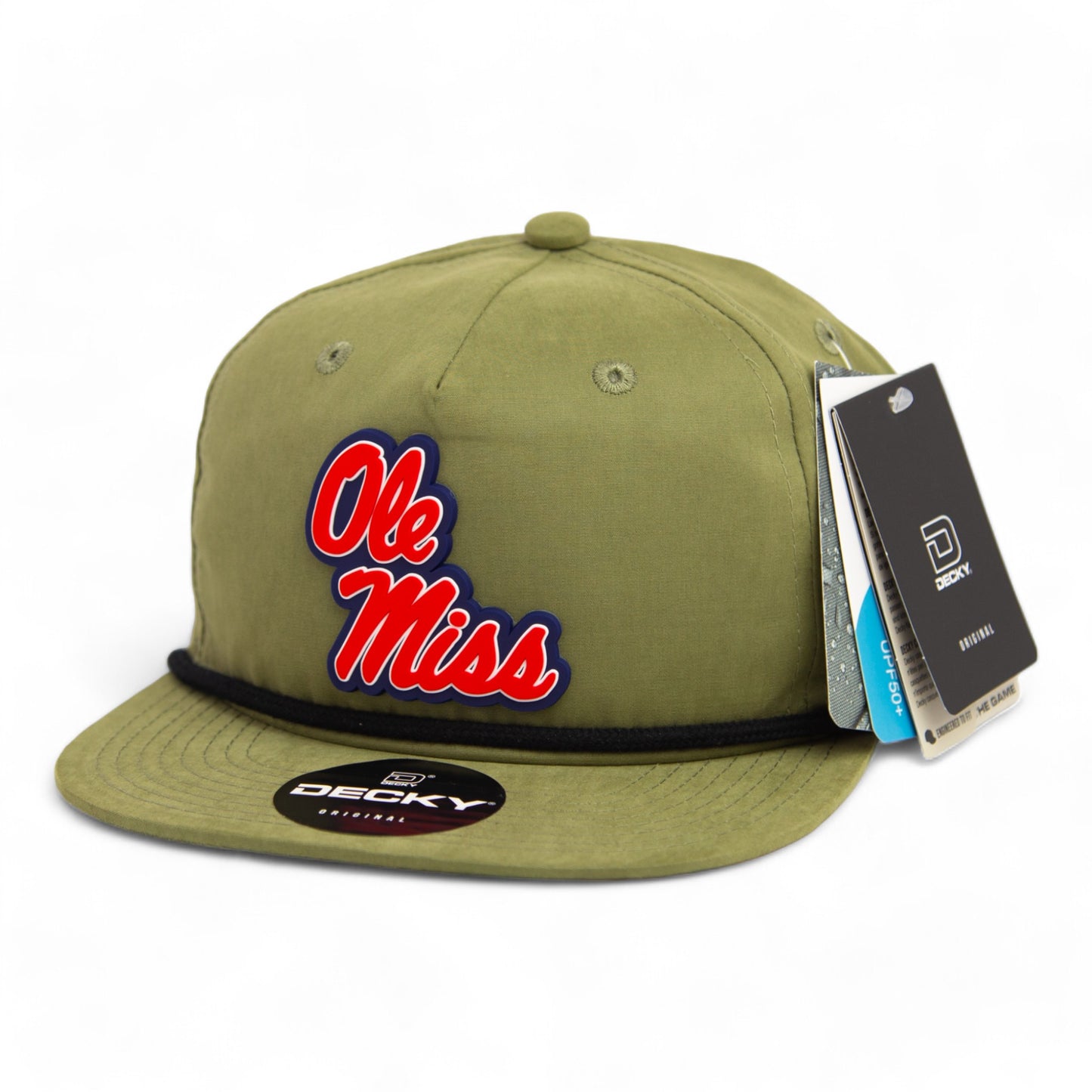 Ole Miss Rebels 3D Classic Rope Hat- Loden/ Black