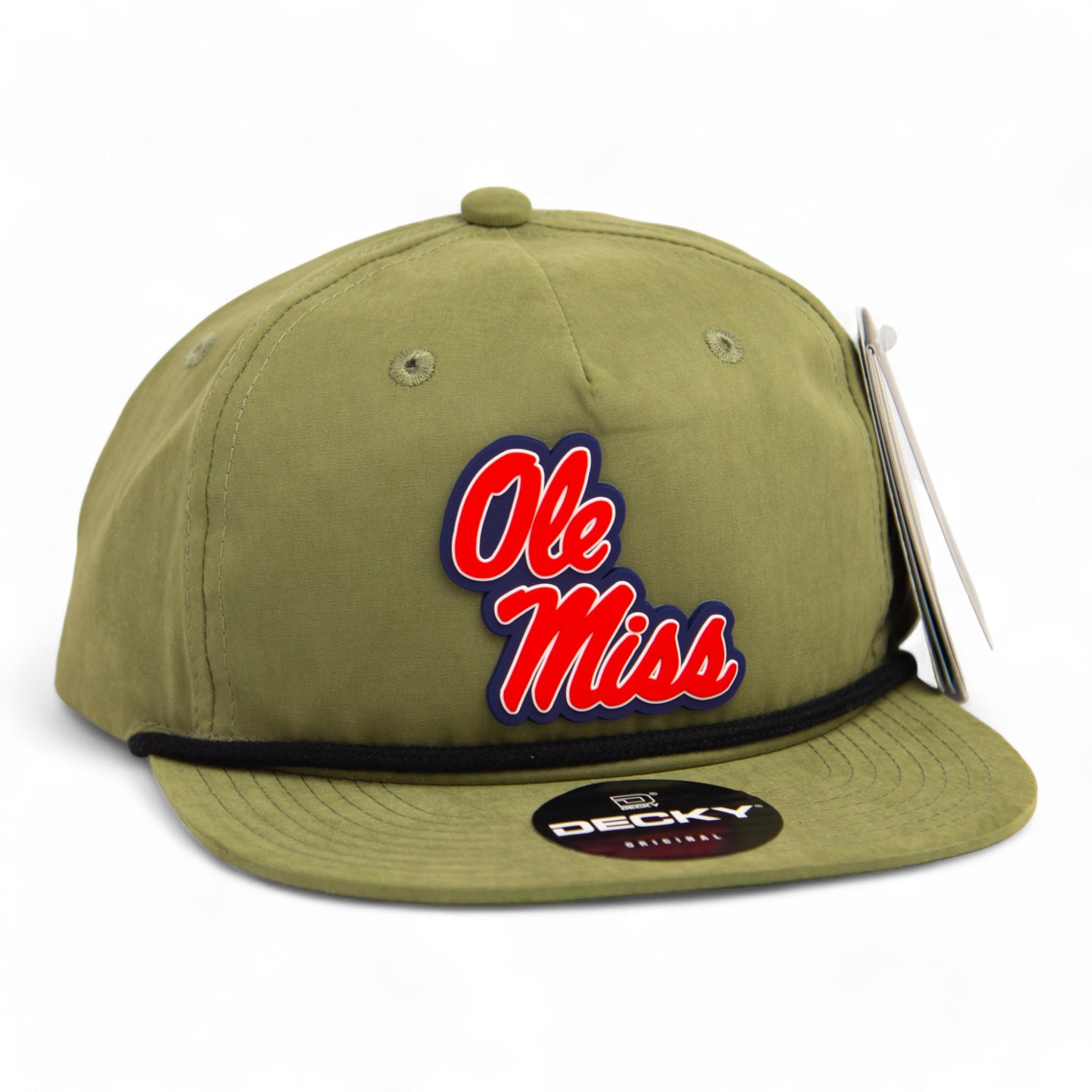 Ole Miss Rebels 3D Classic Rope Hat- Loden/ Black