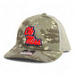 Ole Miss Rebels 3D Snapback Trucker Hat- Military Digital Camo