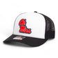 Ole Miss Rebels 3D Snapback Trucker Hat- White/ Black