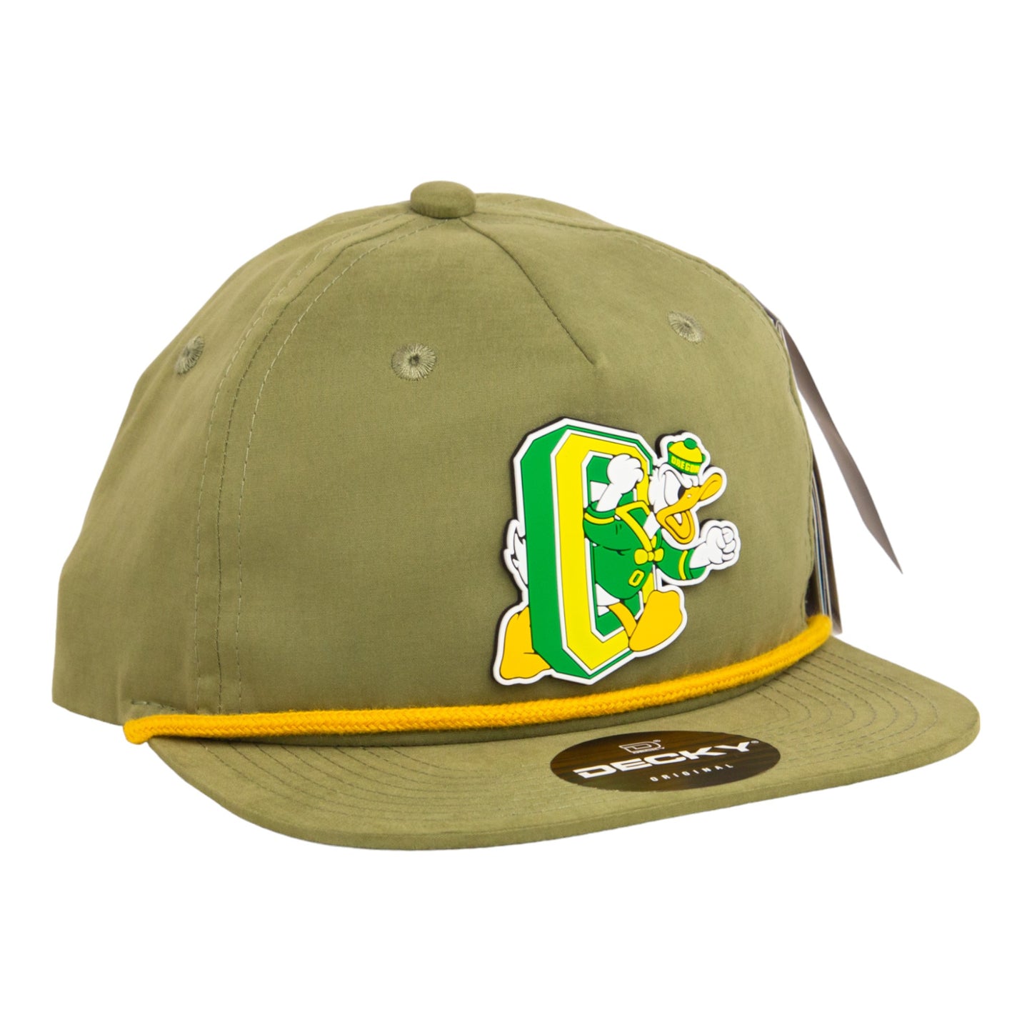 Oregon Ducks Retro 3D Classic Rope Hat- Loden/ Amber