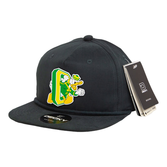 Oregon Ducks Retro 3D Classic Rope Hat- Charcoal