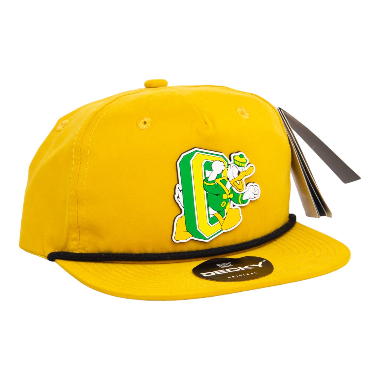 Oregon Ducks Retro 3D Classic Rope Hat- Biscuit/ Black