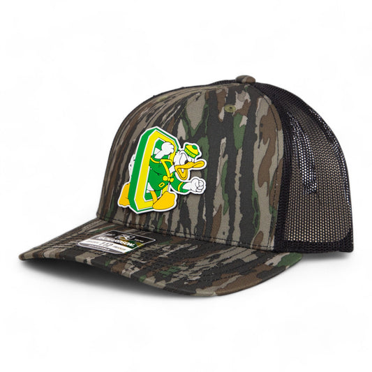 Oregon Ducks Retro 3D Snapback Trucker Hat- Realtree Original/ Black