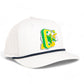 Oregon Ducks Retro 3D Five Panel Classic Rope Hat- White/ Navy