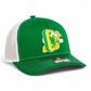 Oregon Ducks Retro 3D Snapback Trucker Hat- Kelly Green/ White