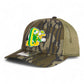 Oregon Ducks Retro 3D Snapback Trucker Hat- Mossy Oak Bottomland/ Loden