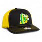 Oregon Ducks Retro 3D Snapback Trucker Hat- Black/ Yellow