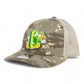 Oregon Ducks Retro 3D Snapback Trucker Hat- Military Digital Camo