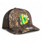 Oregon Ducks Retro 3D Snapback Trucker Hat- Realtree Timber/ Black