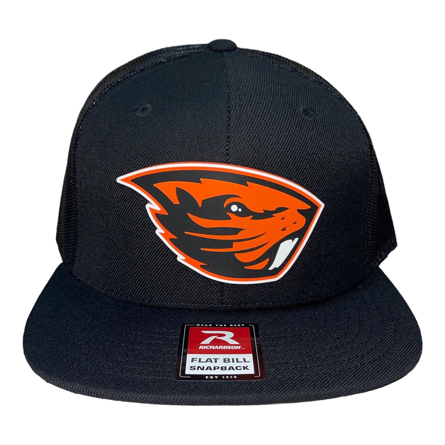 Oregon State Beavers 3D Wool Blend Flat Bill Hat- Black