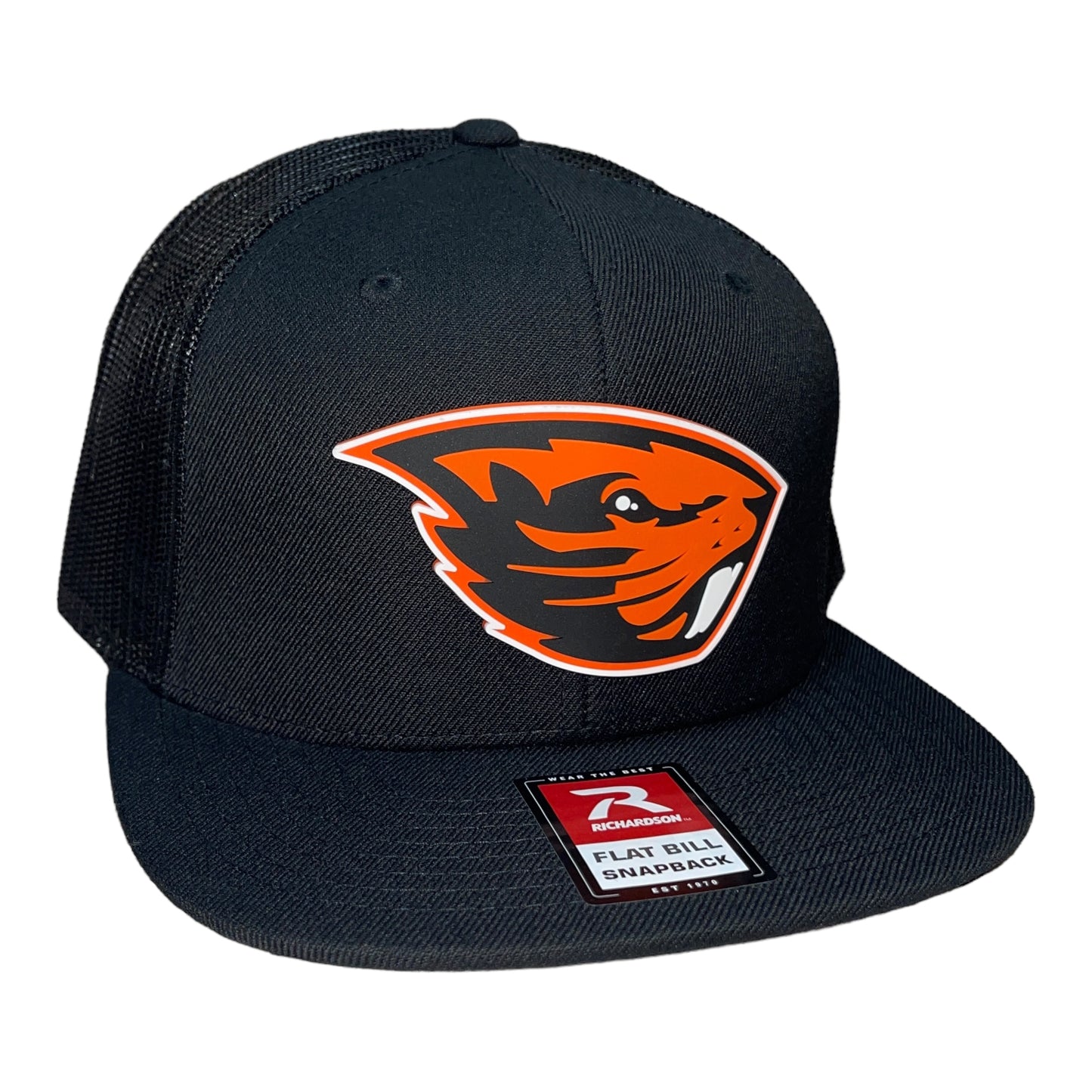 Oregon State Beavers 3D Wool Blend Flat Bill Hat- Black