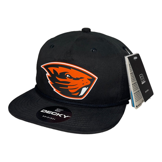 Oregon State Beavers 3D Classic Rope Hat- Black