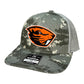 Oregon State Beavers 3D Snapback Trucker Hat- Military Digital Camo