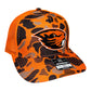 Oregon State Beavers 3D Snapback Trucker Hat- Blaze Duck Camo/ Blaze