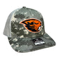Oregon State Beavers 3D Snapback Trucker Hat- Military Digital Camo