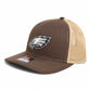 Philadelphia Eagles Super Bowl LIX 3D Snapback Trucker Hat- Brown/ Tan