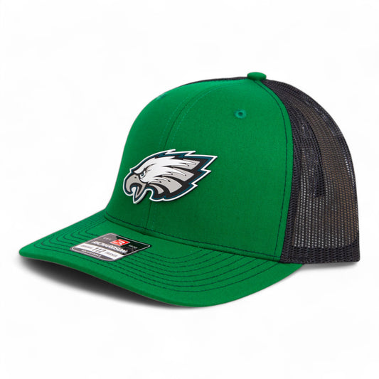 Philadelphia Eagles Super Bowl LIX 3D Snapback Trucker Hat- Kelly Green/ Black