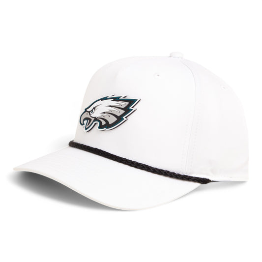 Philadelphia Eagles Super Bowl LIX 3D Snapback Rope Hat- White/ Black