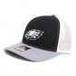 Philadelphia Eagles Super Bowl LIX 3D Snapback Trucker Hat- Black/ White/ Heather Grey