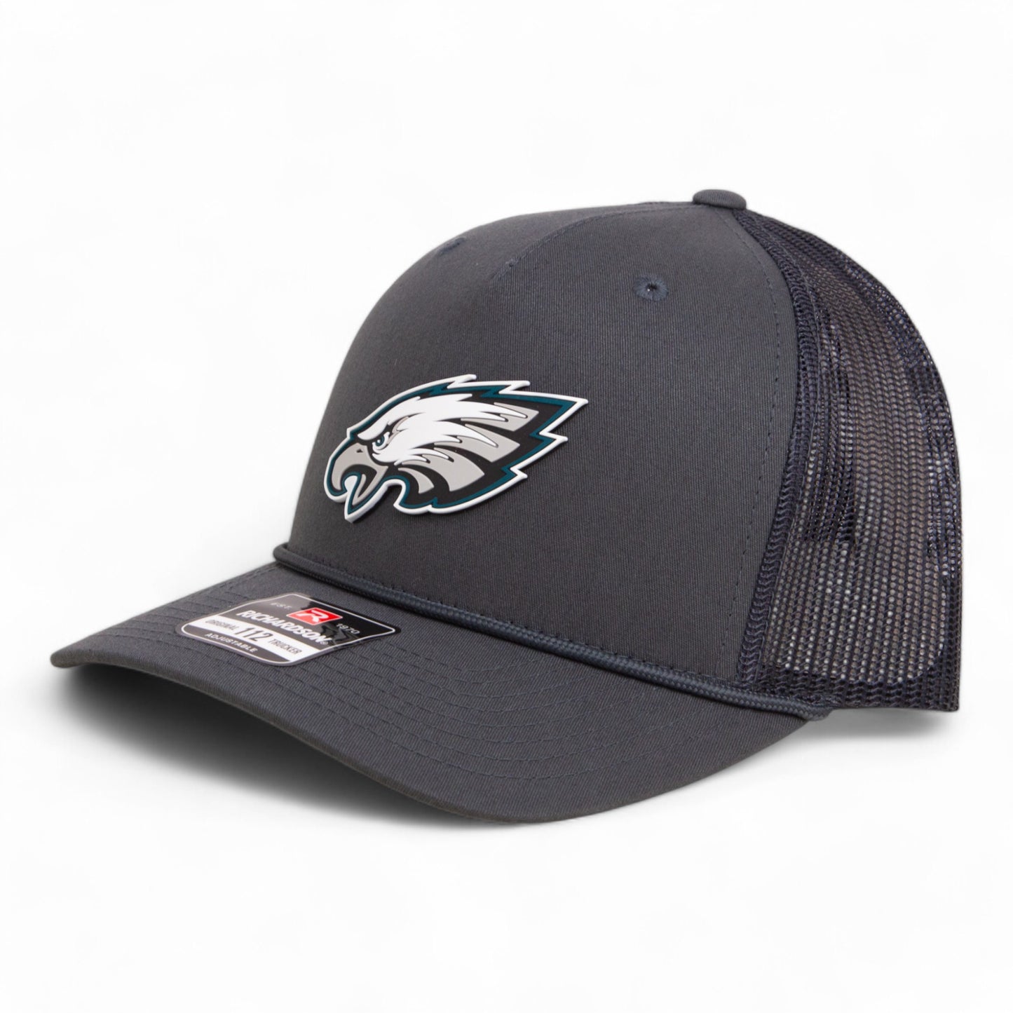 Philadelphia Eagles Super Bowl LIX 3D Snapback Trucker Rope Hat- Charcoal