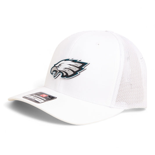 Philadelphia Eagles Super Bowl LIX 3D Snapback Trucker Hat- White