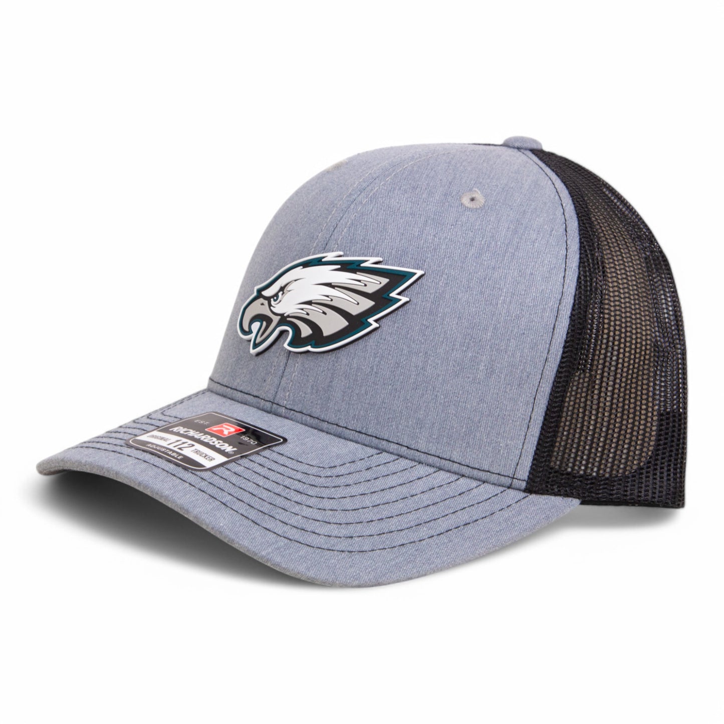 Philadelphia Eagles Super Bowl LIX 3D Snapback Trucker Hat- Heather Grey/ Black