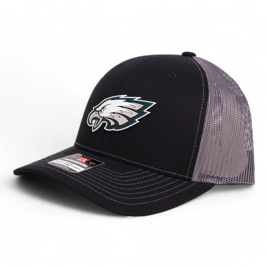 Philadelphia Eagles Super Bowl LIX 3D Snapback Trucker Hat- Black/ Charcoal