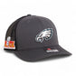 Philadelphia Eagles Super Bowl LIX 3D Snapback Trucker Hat- Charcoal/ Black