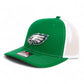 Philadelphia Eagles Super Bowl LIX 3D Snapback Trucker Hat- Kelly Green/ White