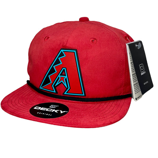 Arizona Diamondbacks 3D Classic Rope Hat- Red/ Black - Ten Gallon Hat Co.