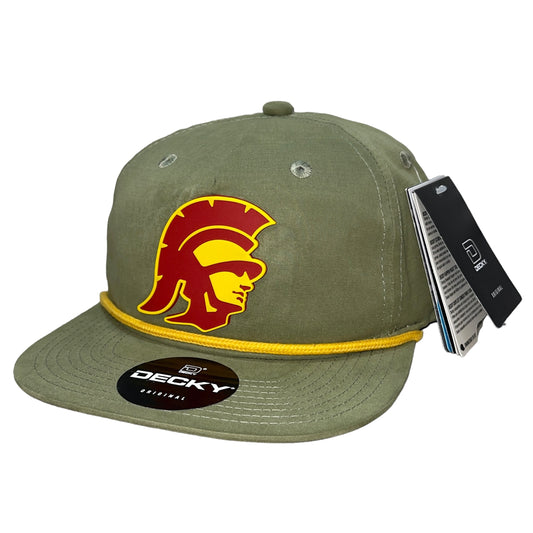 USC Trojans 3D Classic Rope Hat- Loden/ Amber - Ten Gallon Hat Co.