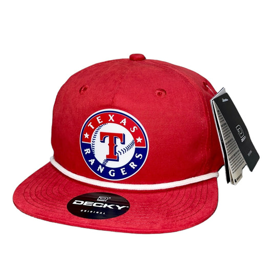 Texas Rangers 3D Classic Rope Hat- Red/ White