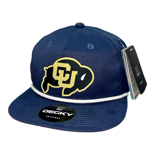 Colorado Buffaloes 3D Classic Rope Hat- Navy/ White