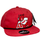 Arkansas Razorbacks- Leaning A 3D Classic Rope Hat- Red/ Black - Ten Gallon Hat Co.