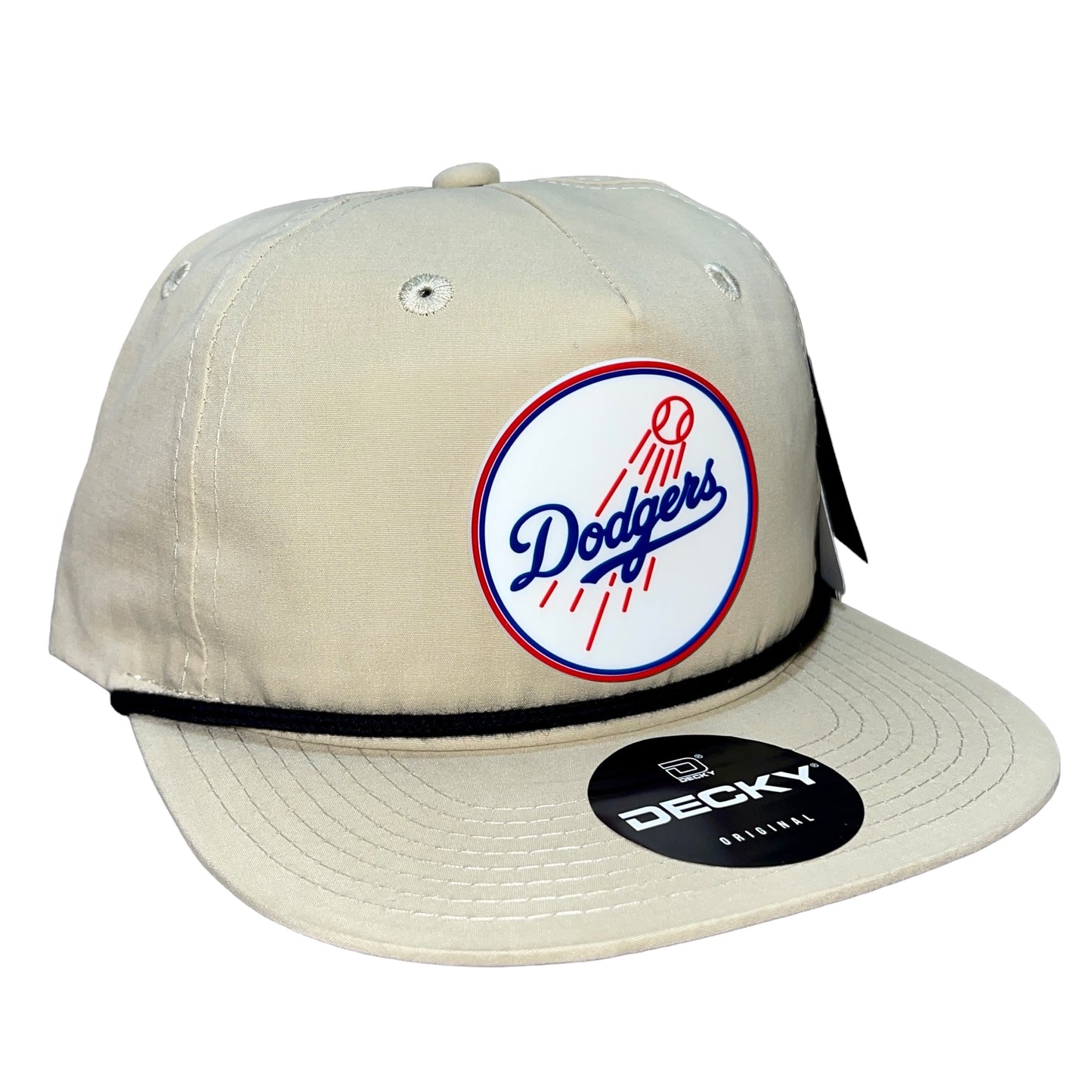 Los Angeles Dodgers 3D Classic Rope Hat- Birch/ Black - Ten Gallon Hat Co.