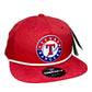 Texas Rangers 3D Classic Rope Hat- Red/ White