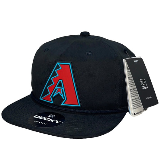 Arizona Diamondbacks 3D Classic Rope Hat- Black - Ten Gallon Hat Co.